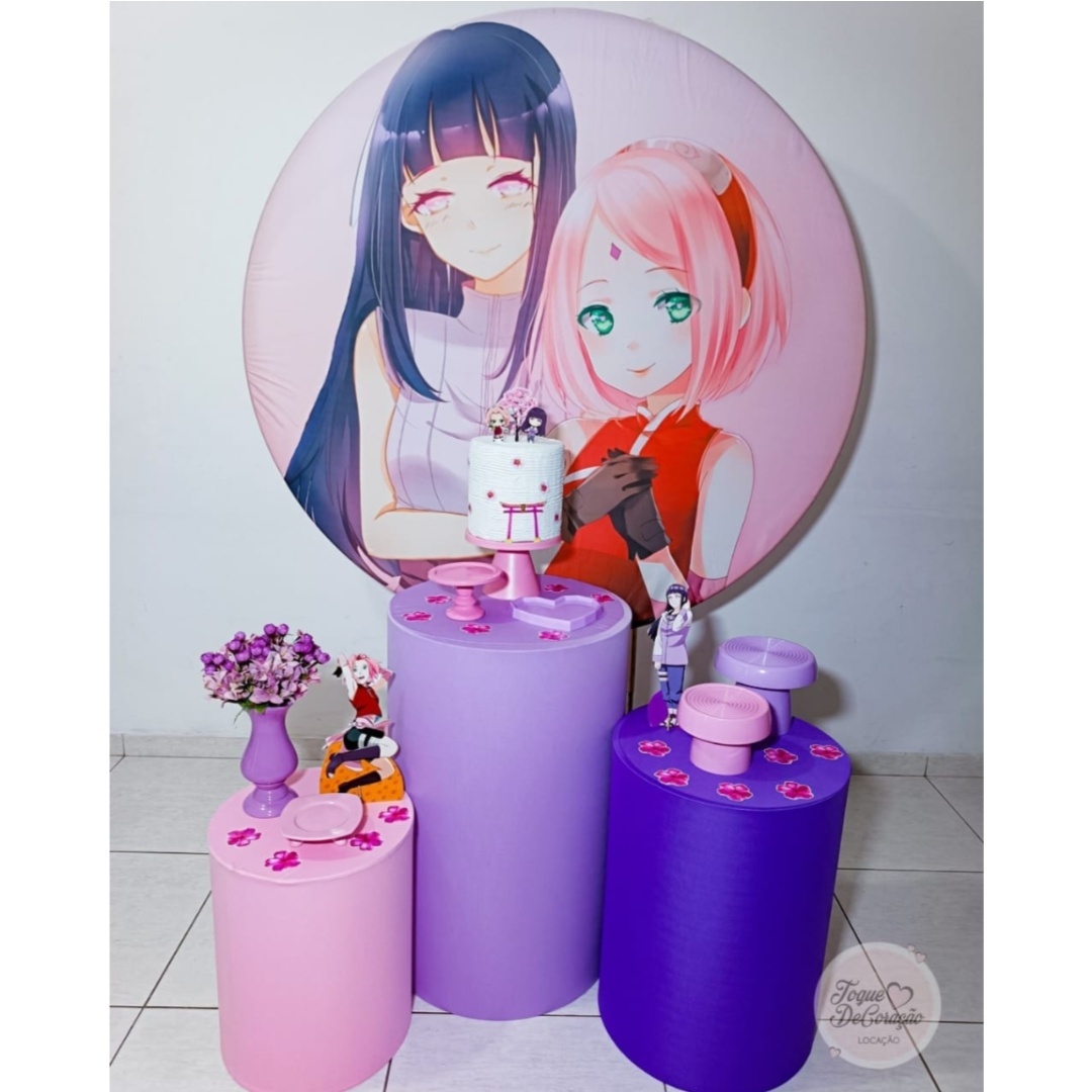 Kit Afeto - Hinata E Sakura - Toque DeCoração