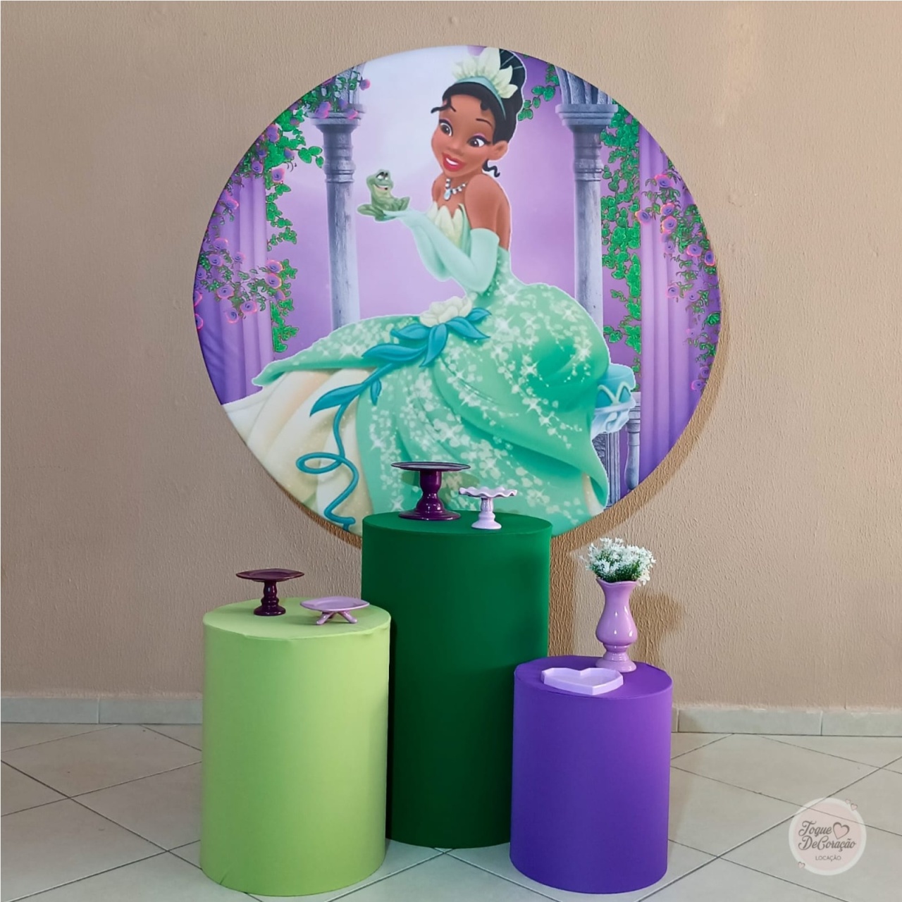 Kit Carinho - A Princesa E O Sapo - Toque DeCoração