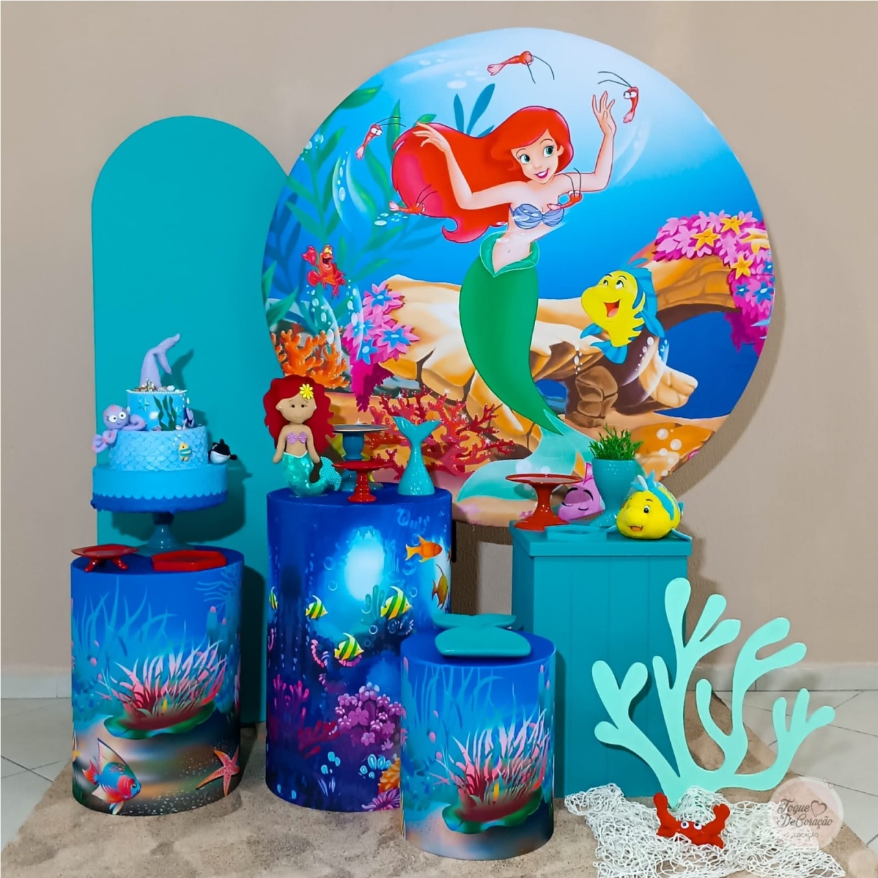 Kit Amor - A Pequena Sereia - Toque DeCoração