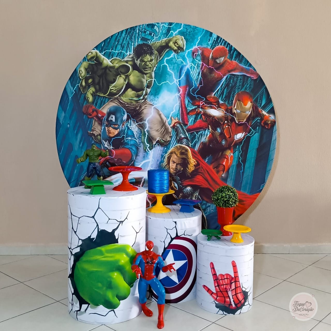 Kit Afeto - Vingadores - Toque DeCoração
