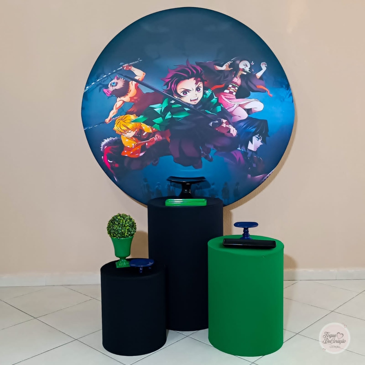Kit Carinho - Demon Slayer - Toque DeCoração