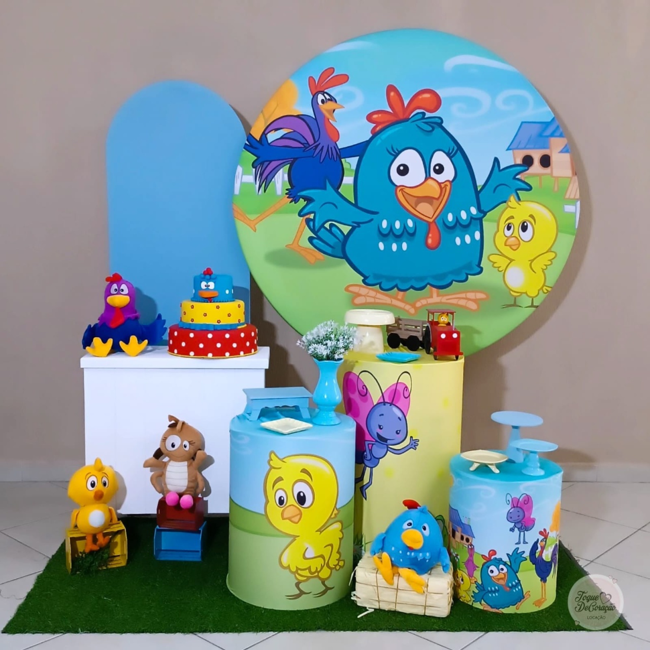 Kit Amor - Galinha Pintadinha - Toque DeCoração