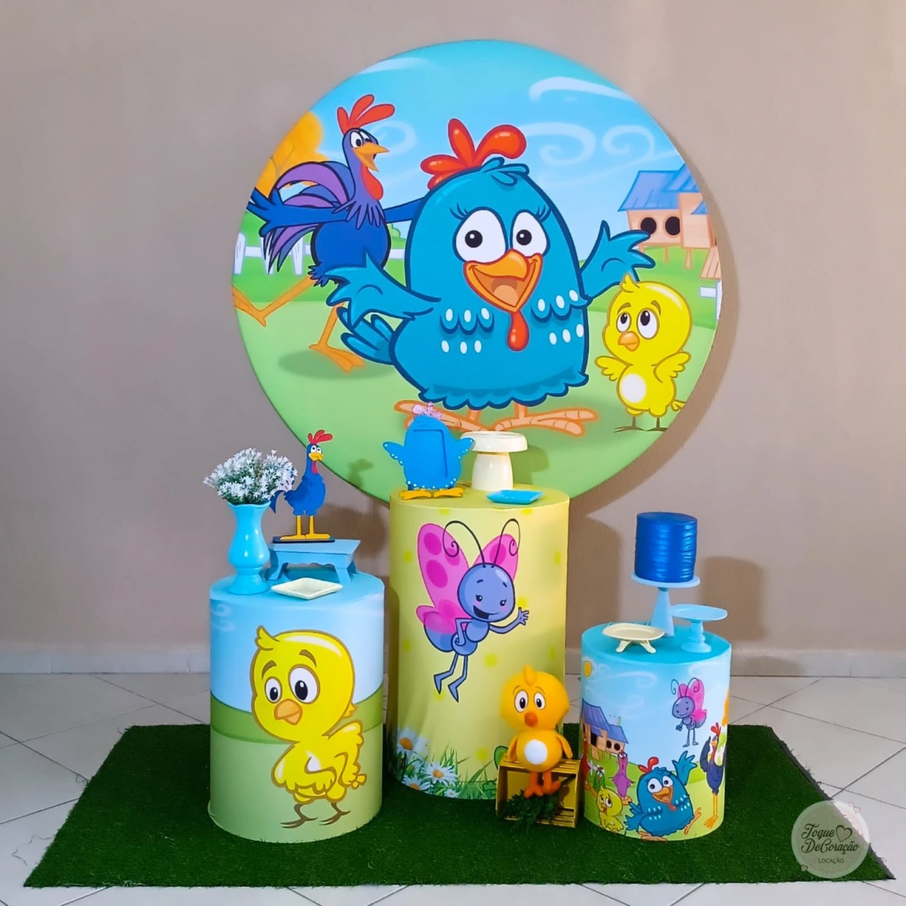 Kit Afeto - Galinha Pintadinha - Toque DeCoração