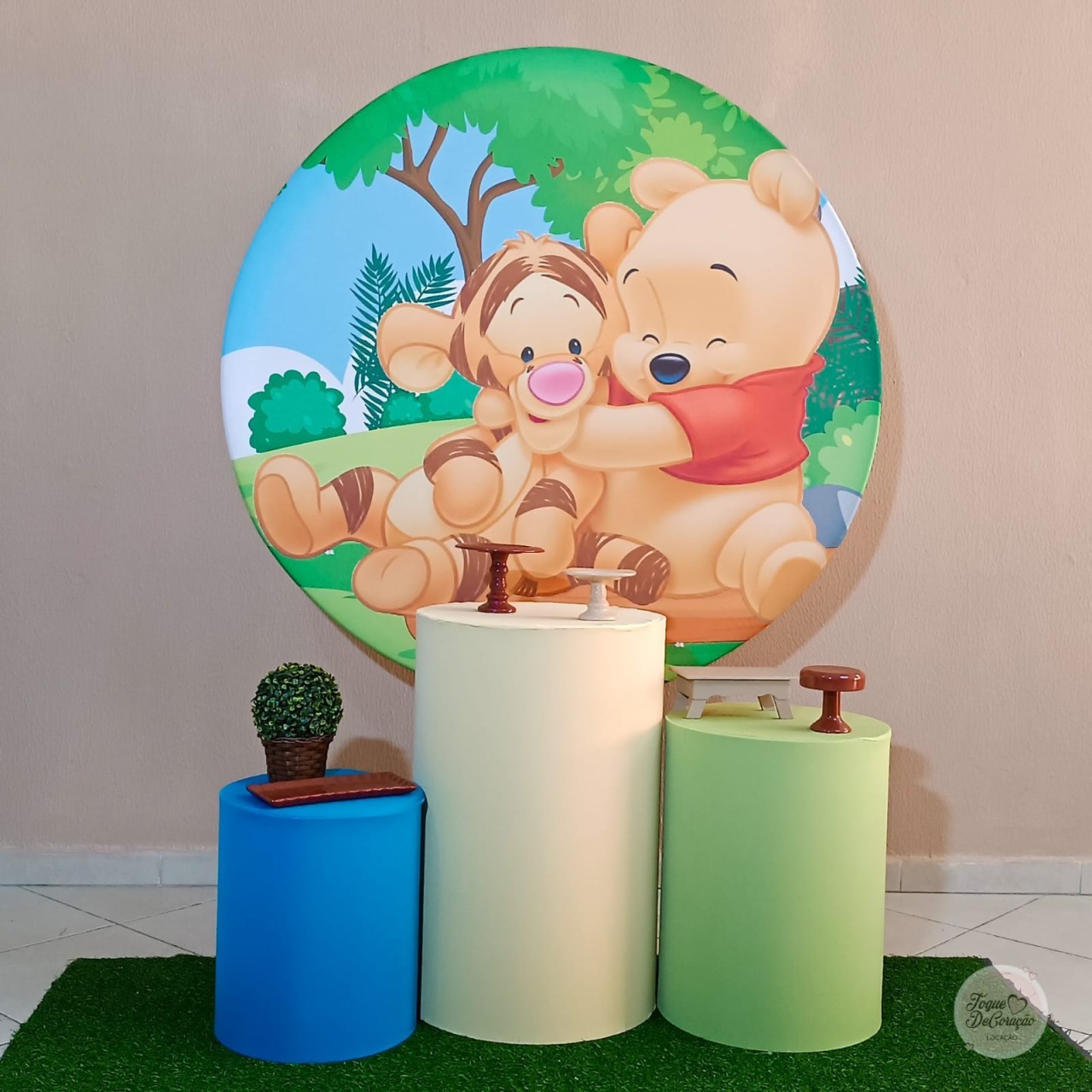 Kit Carinho - Ursinho Pooh Baby - Toque DeCoração