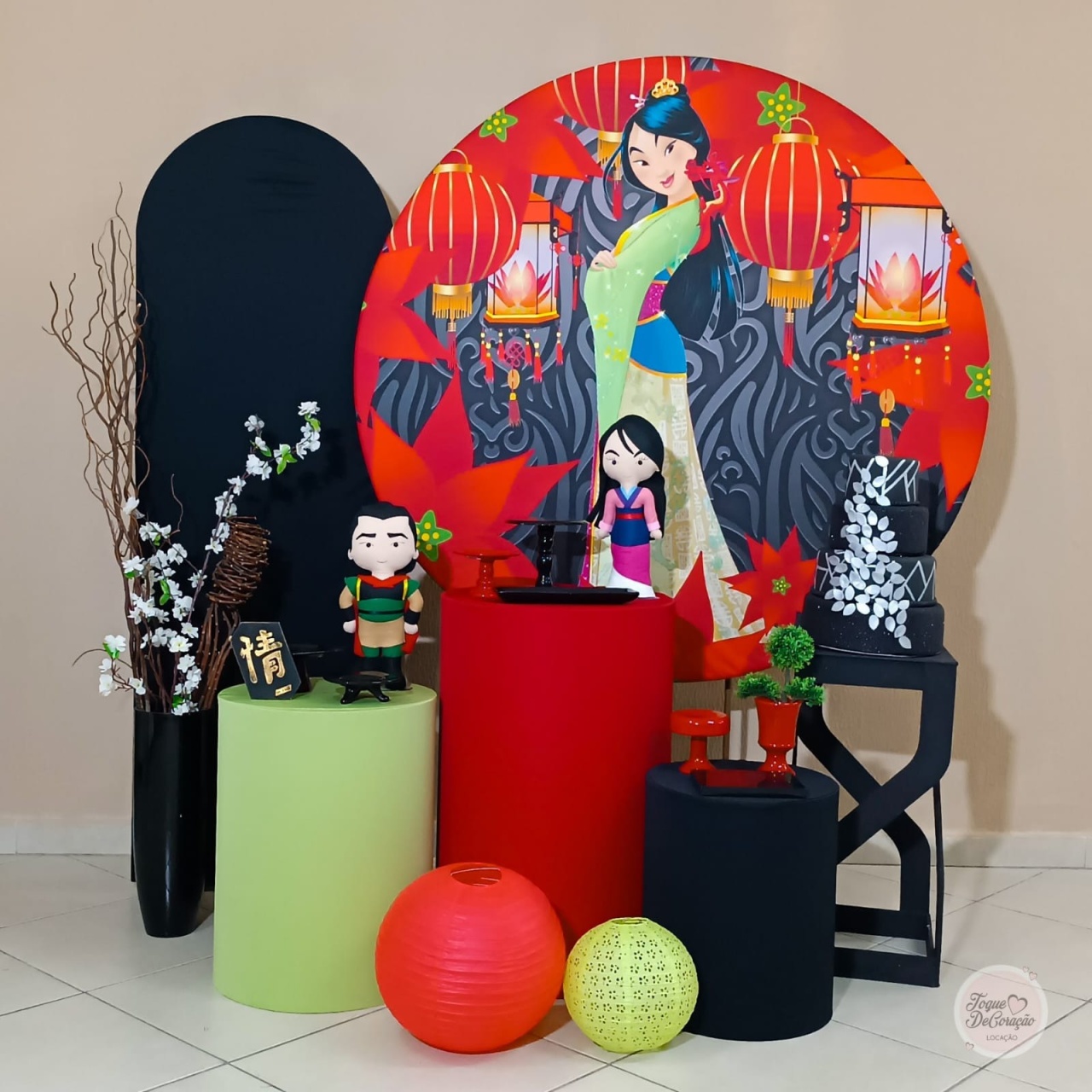 Kit Amor - Mulan - Toque DeCoração