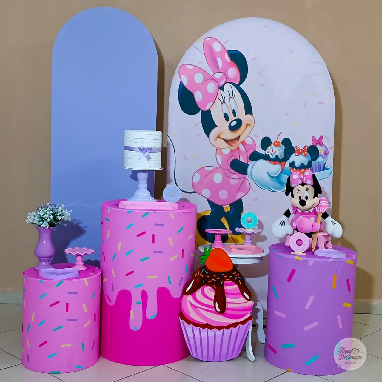 Kit Amor - Minnie Confeiteira - Toque DeCoração