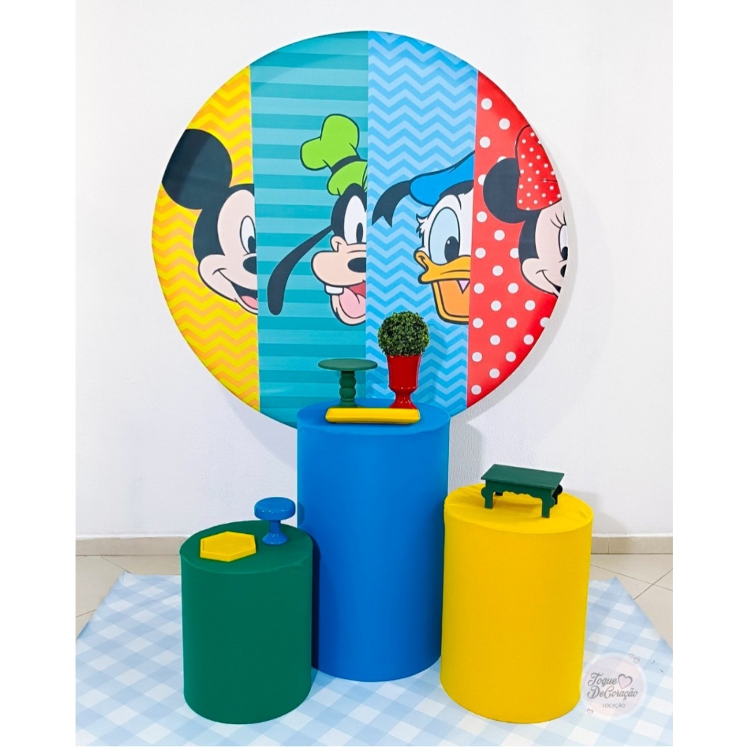 Kit Carinho - Turma Do Mickey - Toque DeCoração