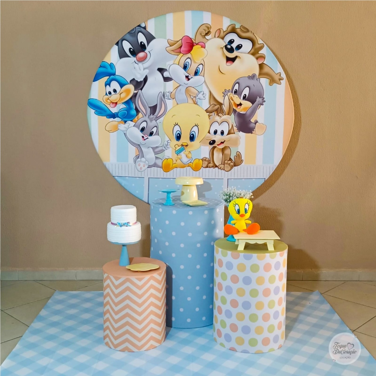 Kit Afeto - Baby Looney Tunes - Toque DeCoração