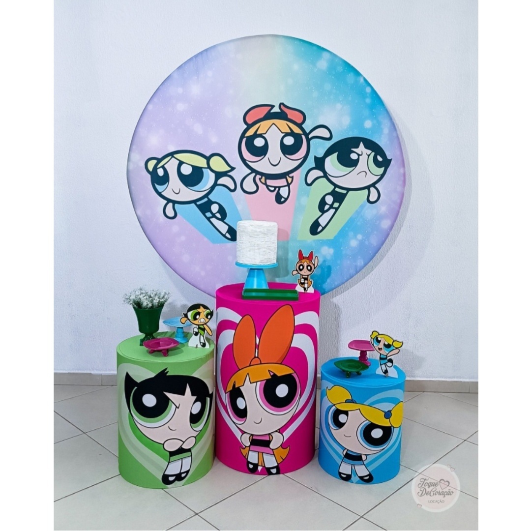 Kit Afeto - Meninas Super Poderosas - Toque DeCoração