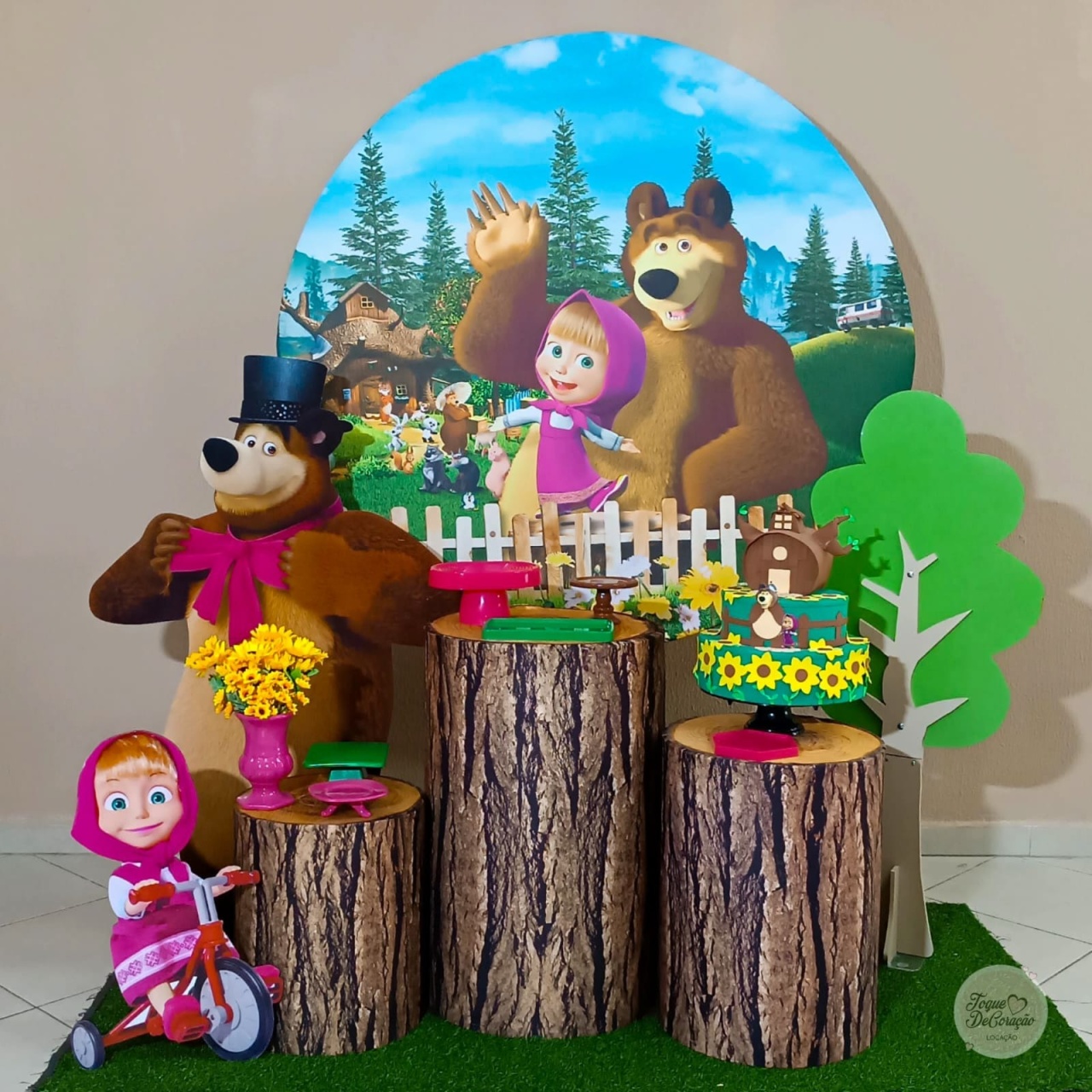 Kit Afeto - Masha E O Urso - Toque DeCoração