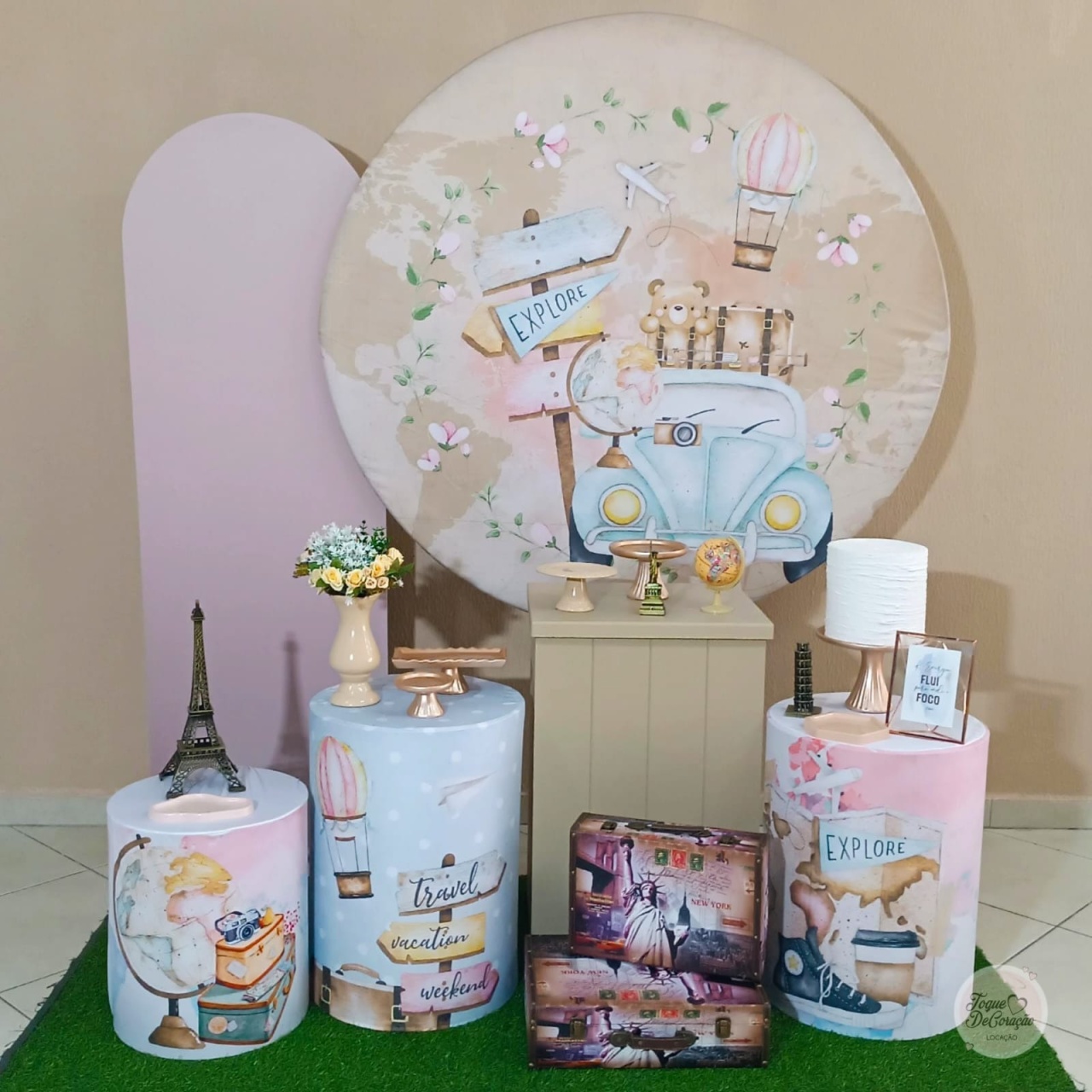 Kit Amor - Viagem - Toque DeCoração