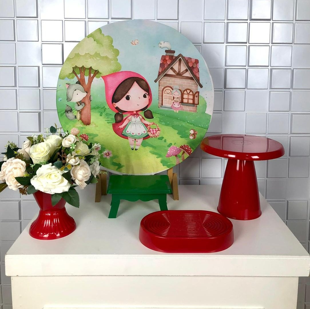 Kit Mini Festa - Chapeuzinho Vermelho - CAMILA TONON LOCAÇÕES