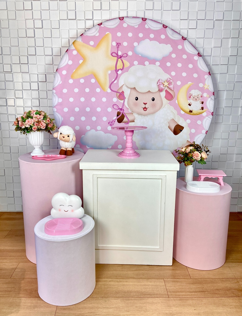 Kit Ouro - Ovelhinha Rosa - CAMILA TONON LOCAÇÕES