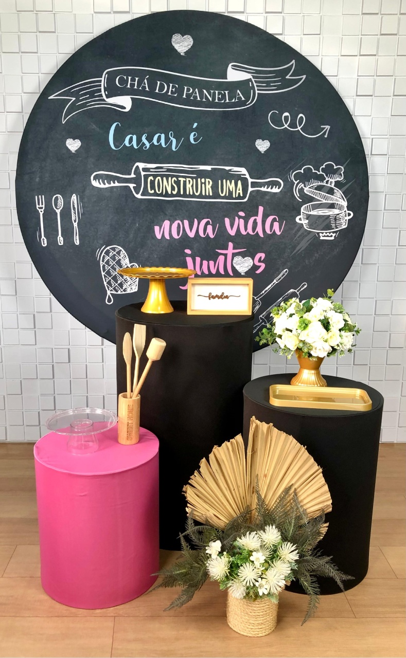 Kit Prata - Chá de Panelas Colorido - CAMILA TONON LOCAÇÕES