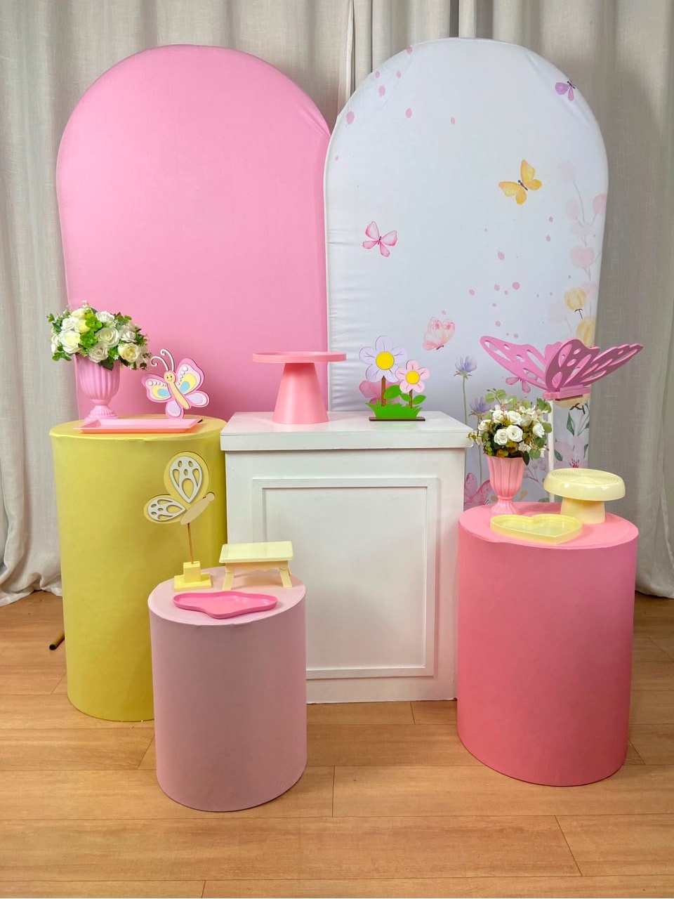 Kit Diamante - Flores Com Borboletas - CAMILA TONON LOCAÇÕES