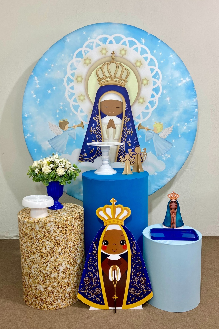 Kit Prata - Nossa Senhora Aparecida - CAMILA TONON LOCAÇÕES