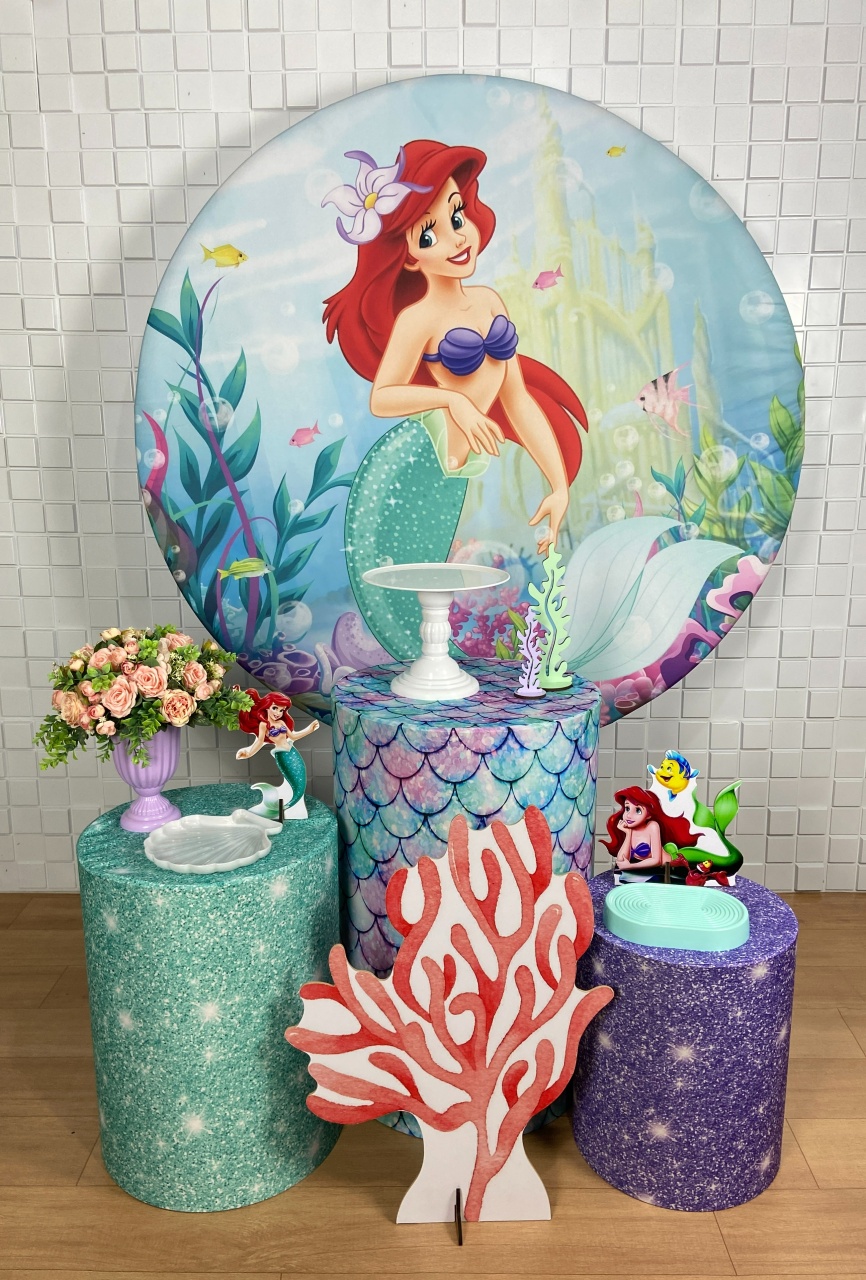 Kit Prata - Pequena Sereia Ariel Teens - CAMILA TONON LOCAÇÕES