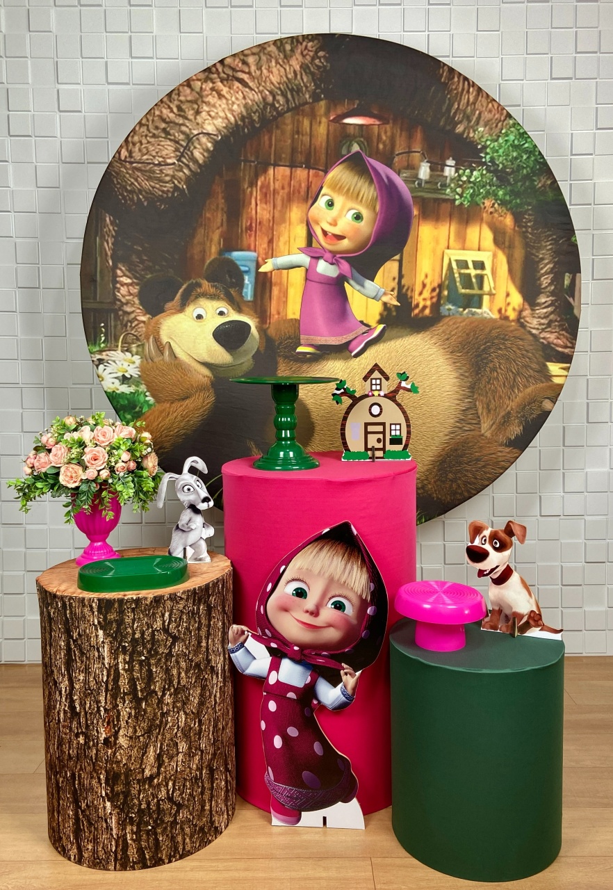 Kit Prata - Masha E O Urso - CAMILA TONON LOCAÇÕES