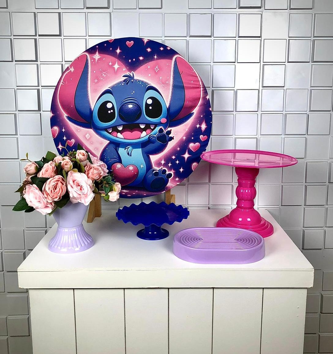 Kit Mini Festa - Stitch - CAMILA TONON LOCAÇÕES