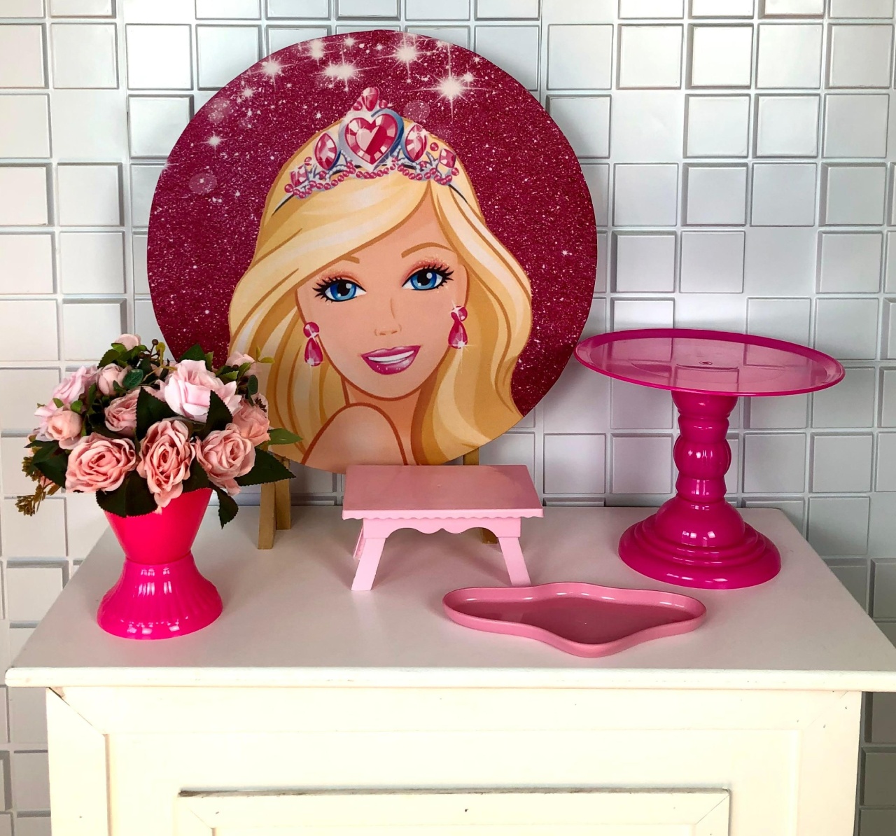 Kit Mini Festa - Barbie - CAMILA TONON LOCAÇÕES