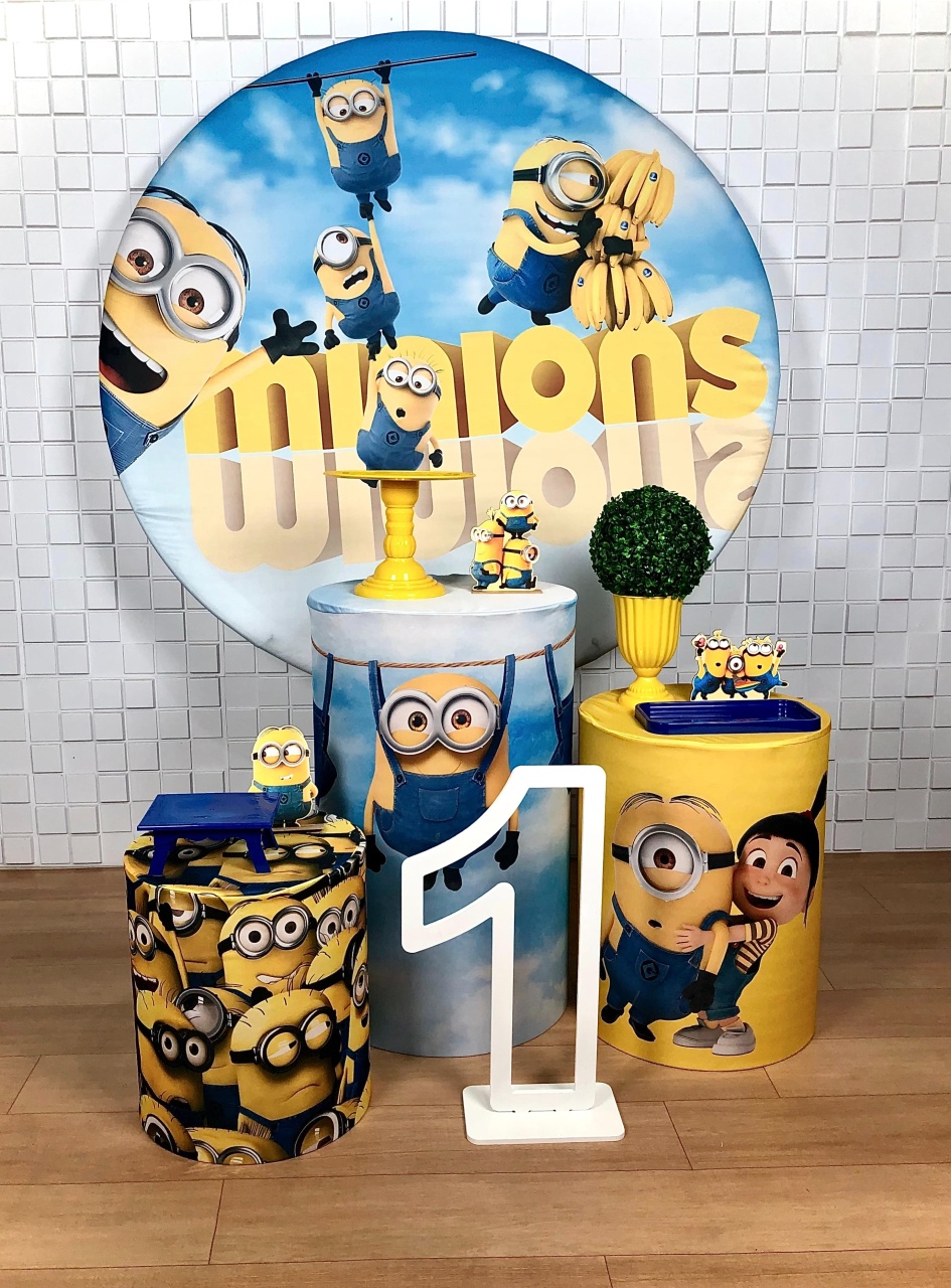 Kit Prata - Minions - CAMILA TONON LOCAÇÕES