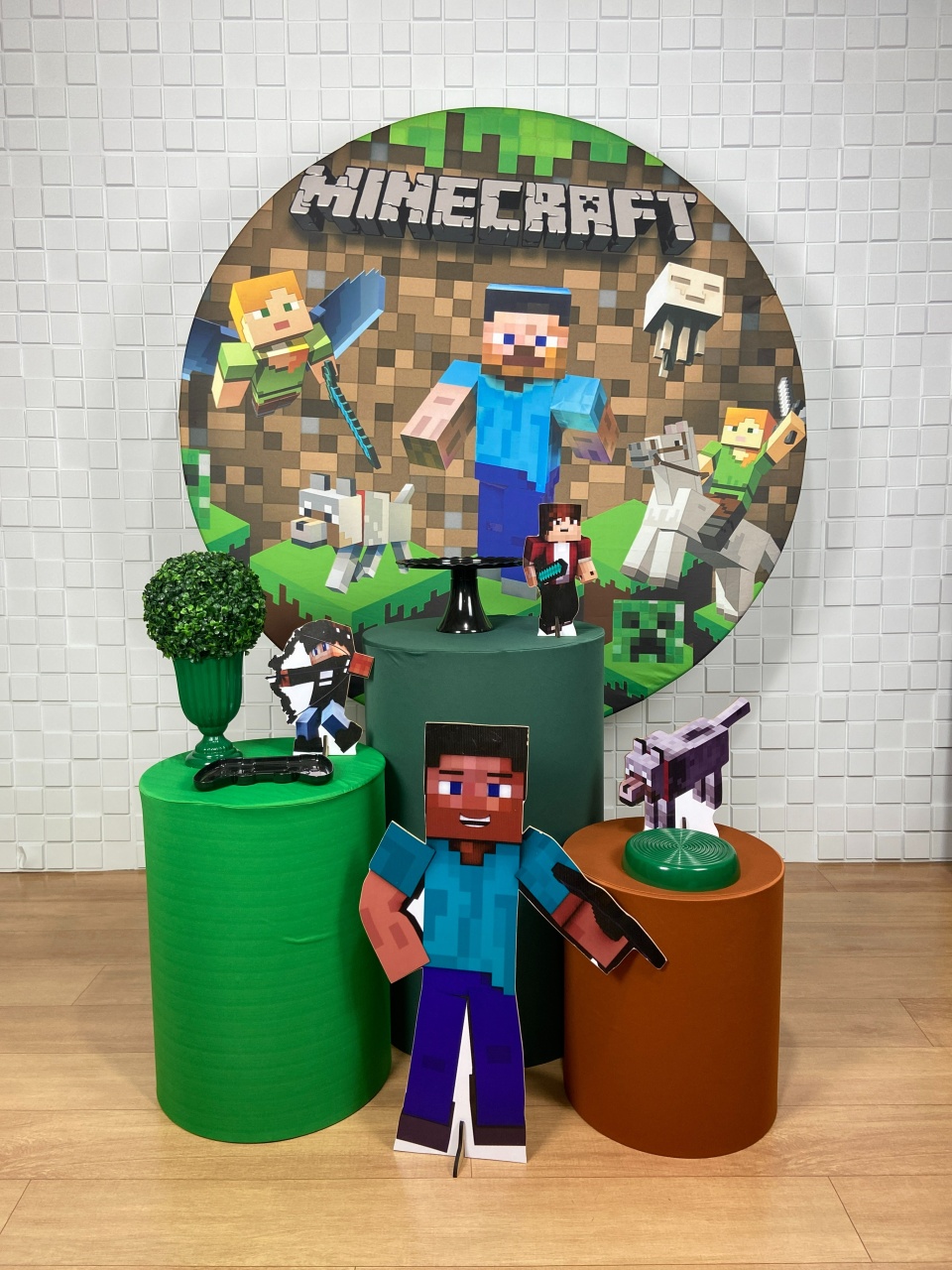 Kit Prata - Minecraft - CAMILA TONON LOCAÇÕES