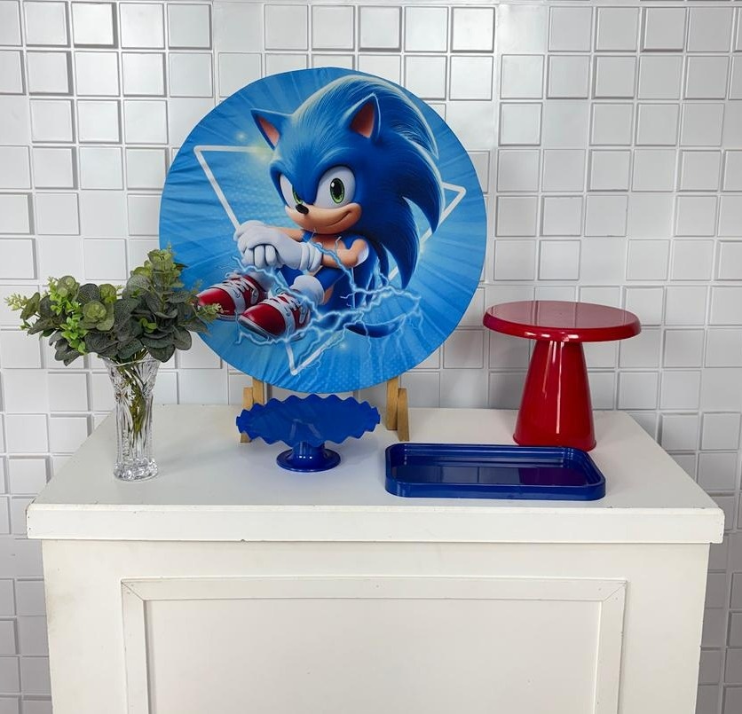 Kit Mini Festa - Sonic - CAMILA TONON LOCAÇÕES