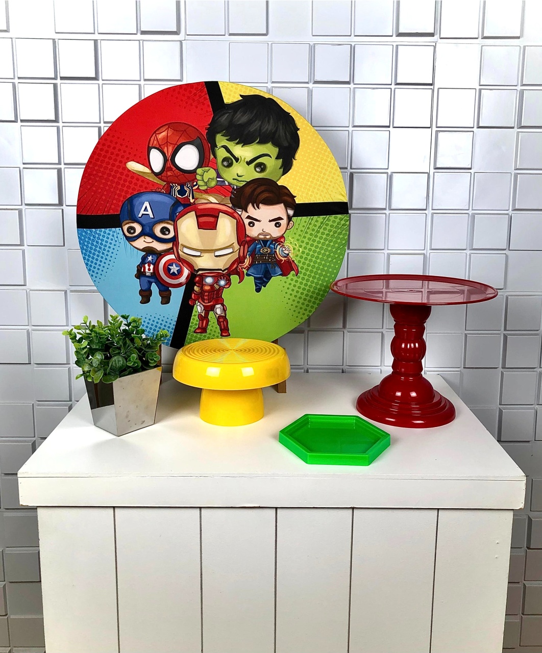 Kit Mini Festa - Super Herois - CAMILA TONON LOCAÇÕES