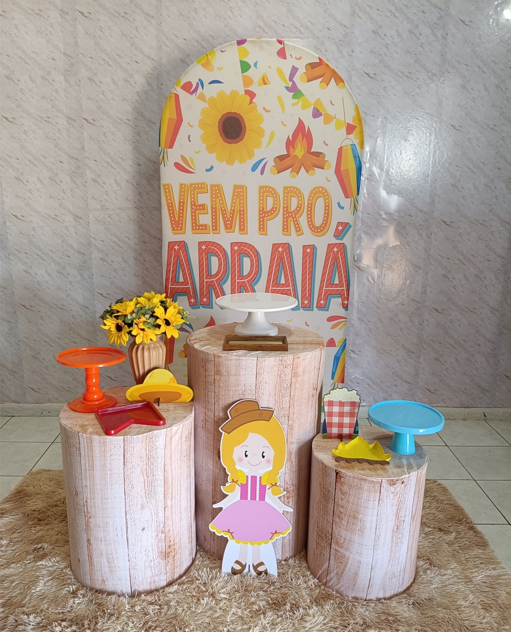 Kit Prata Vem Pro Arraiá - Greicy Art´s Decor