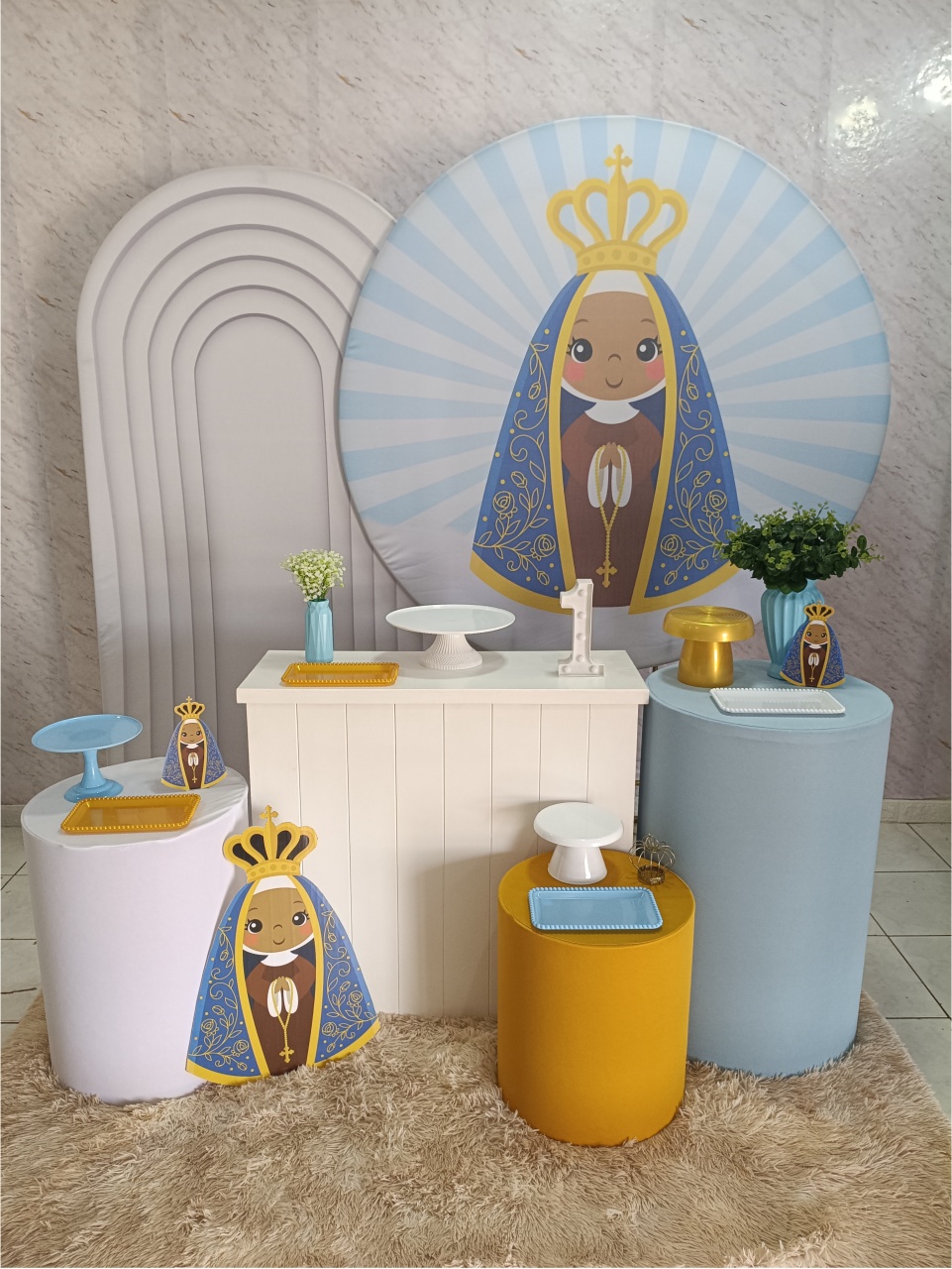 Kit Diamante Nossa Senhora Menino - Greicy Art´s Decor