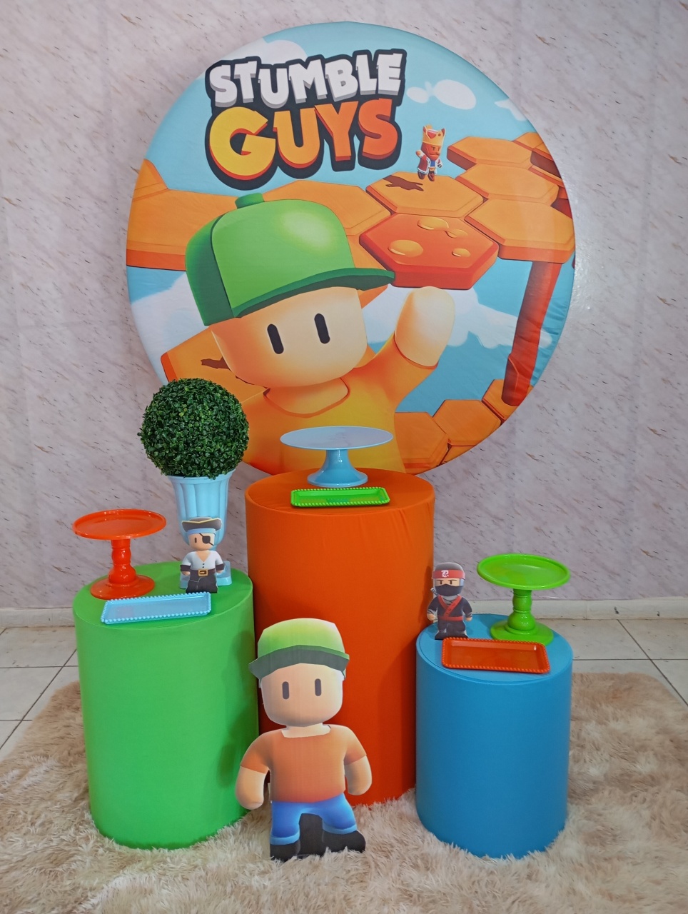 Kit Prata Stumble Guys - Greicy Art´s Decor