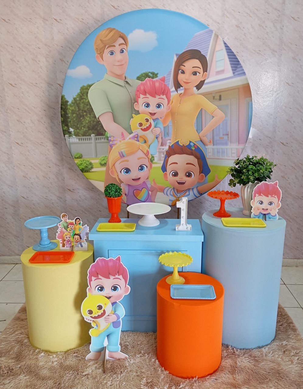 Kit Ouro Bebefinn Menino - Greicy Art´S Decor