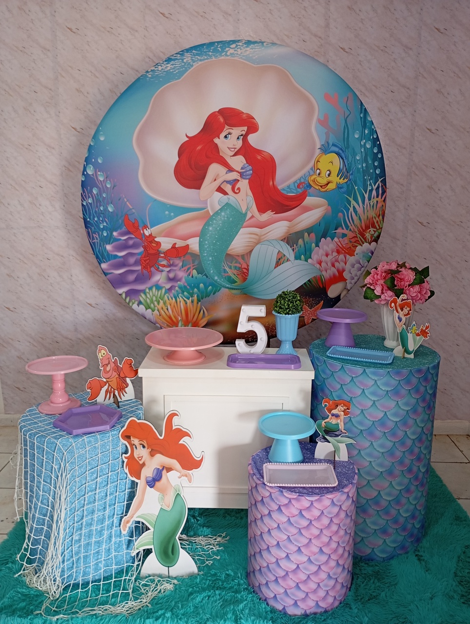 Kit Ouro Ariel - Greicy Art´s Decor