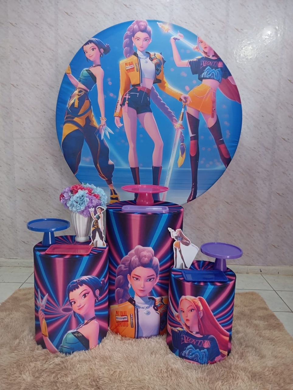 Kit Prata Guerreiras Do K-Pop - Greicy Art´s Decor