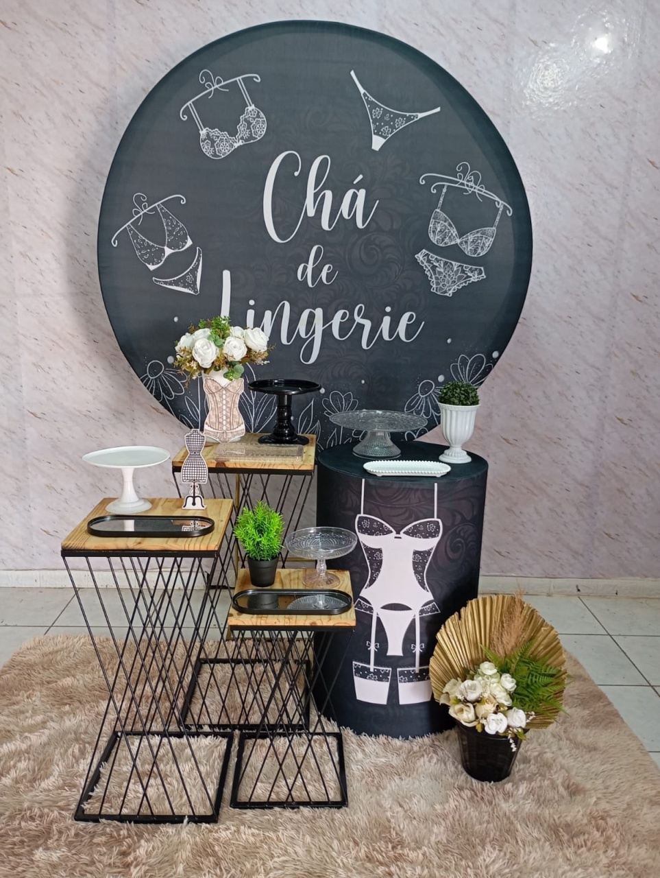 Kit Ouro Chá de Lingerie - Greicy Art´S Decor