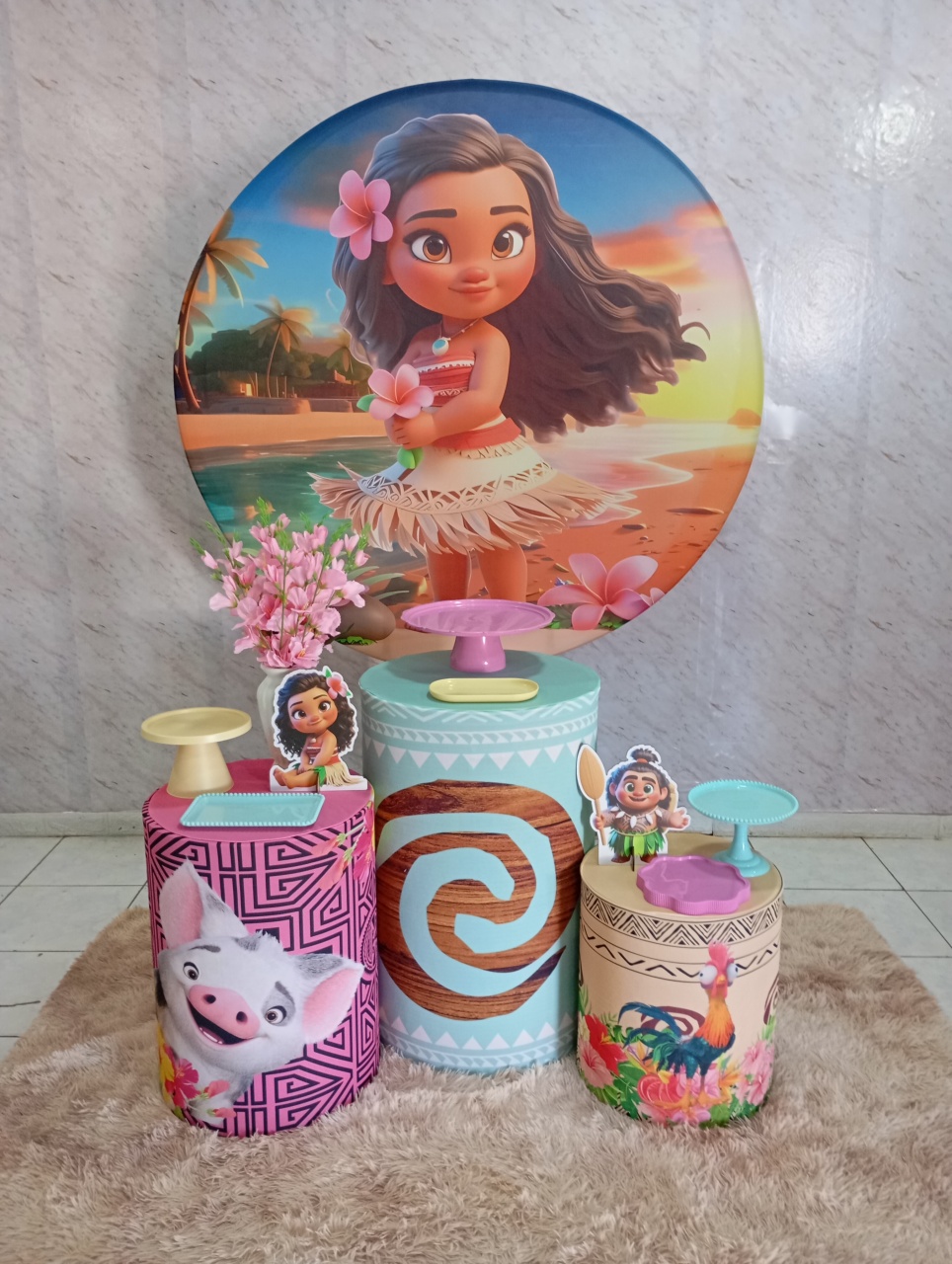 Kit Prata Moana Cute - Greicy Art´S Decor