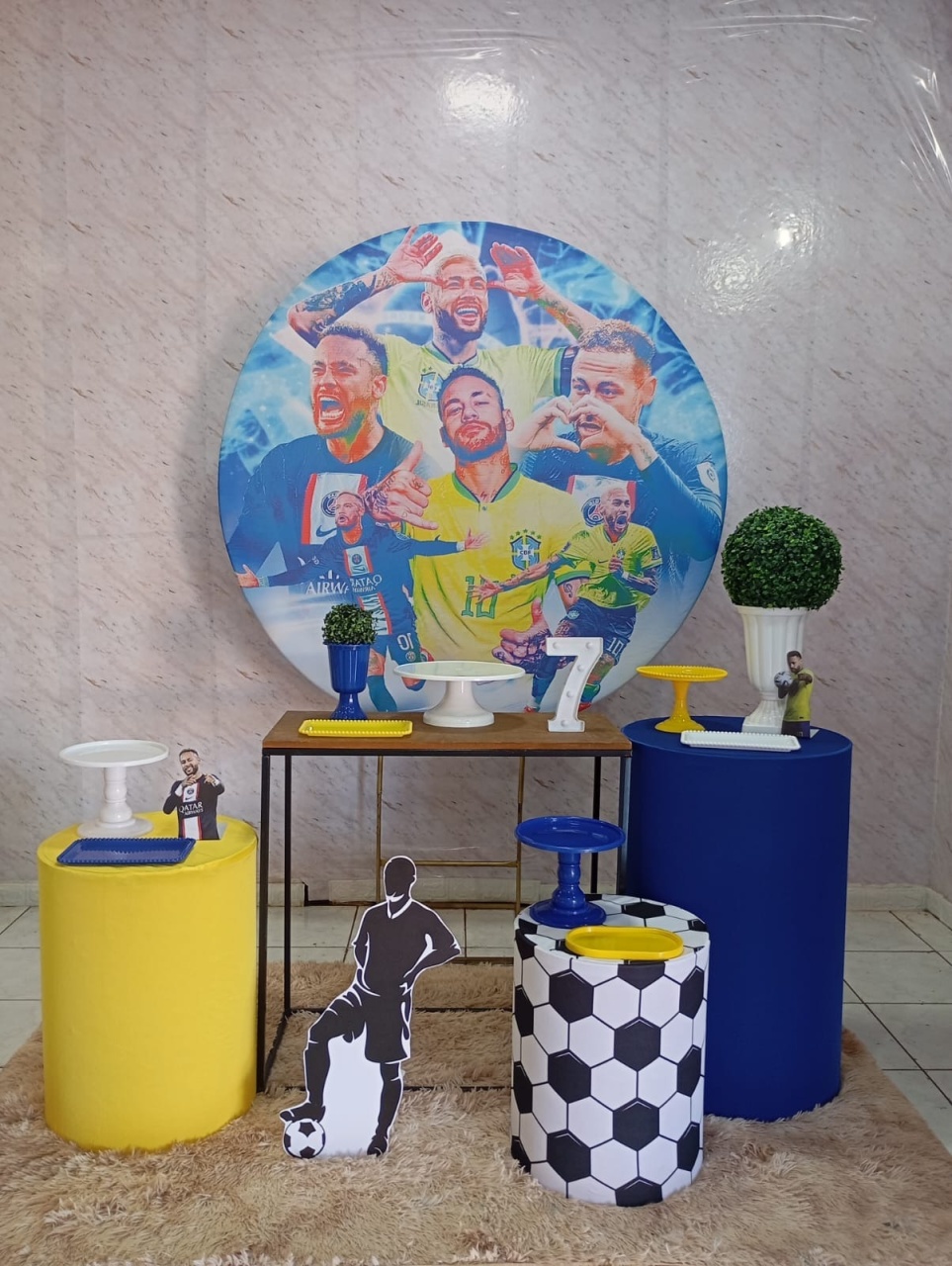 Kit Ouro Neymar - Greicy Art´S Decor