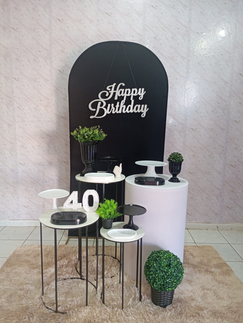 Kit Ouro Preto/Branco - Greicy Art´s Decor