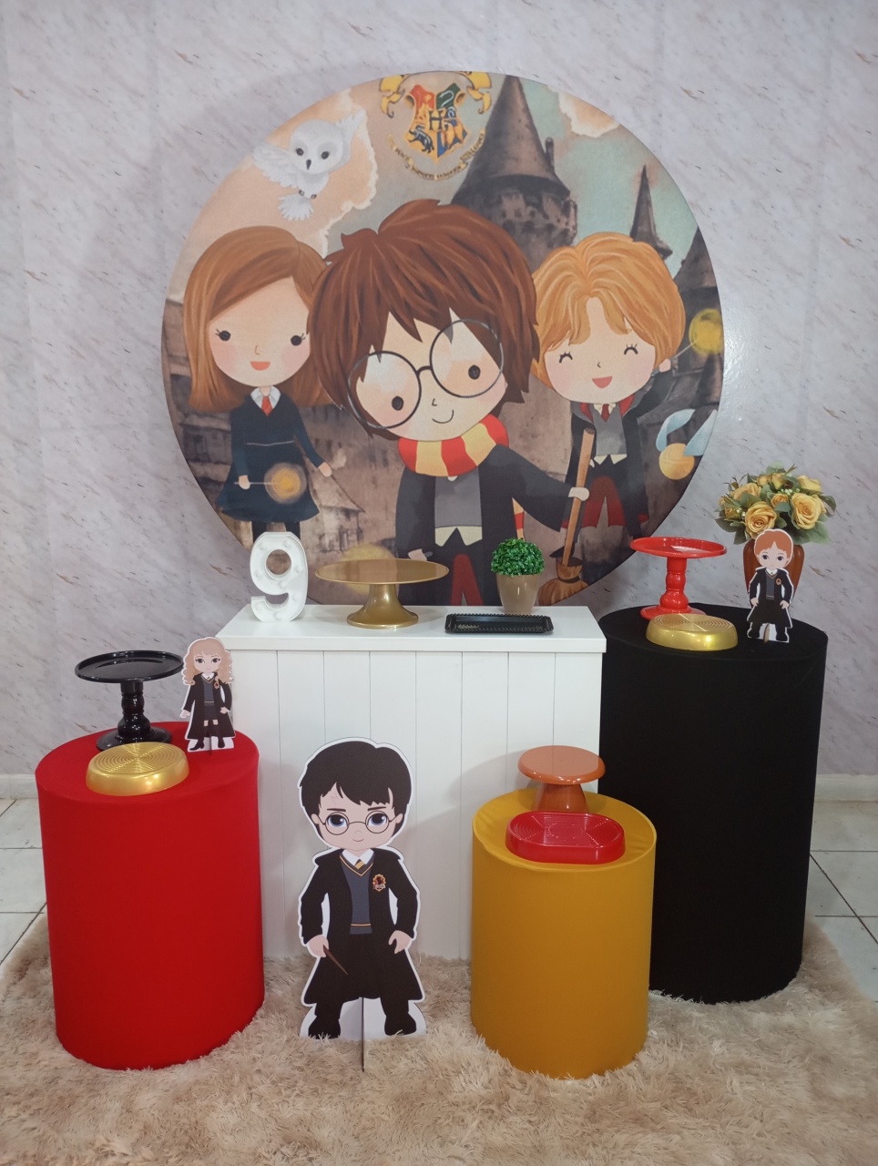Kit Ouro Harry Potter 2 - Greicy Art´s Decor