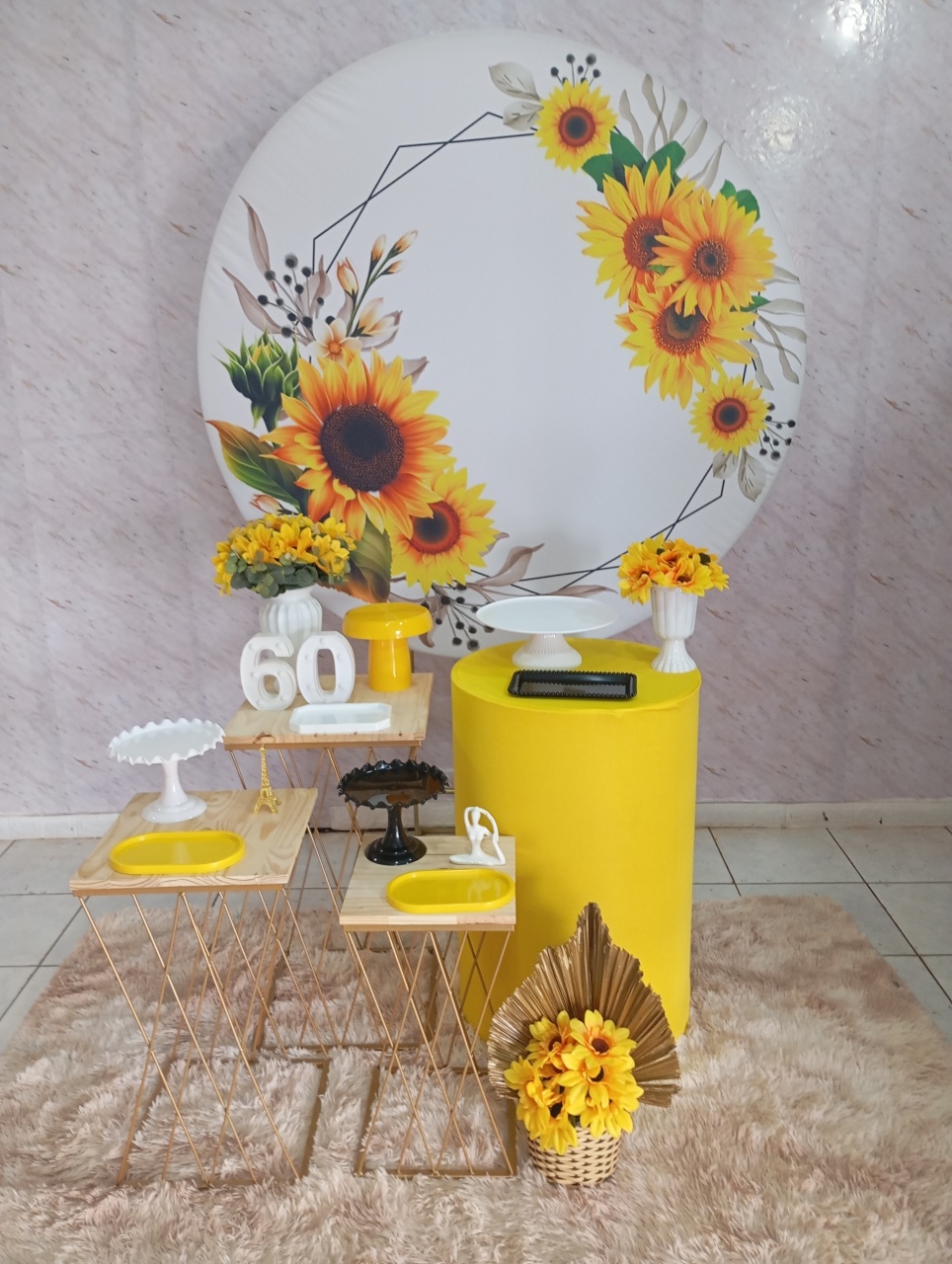 Kit Ouro Girassol  - Greicy Art´S Decor
