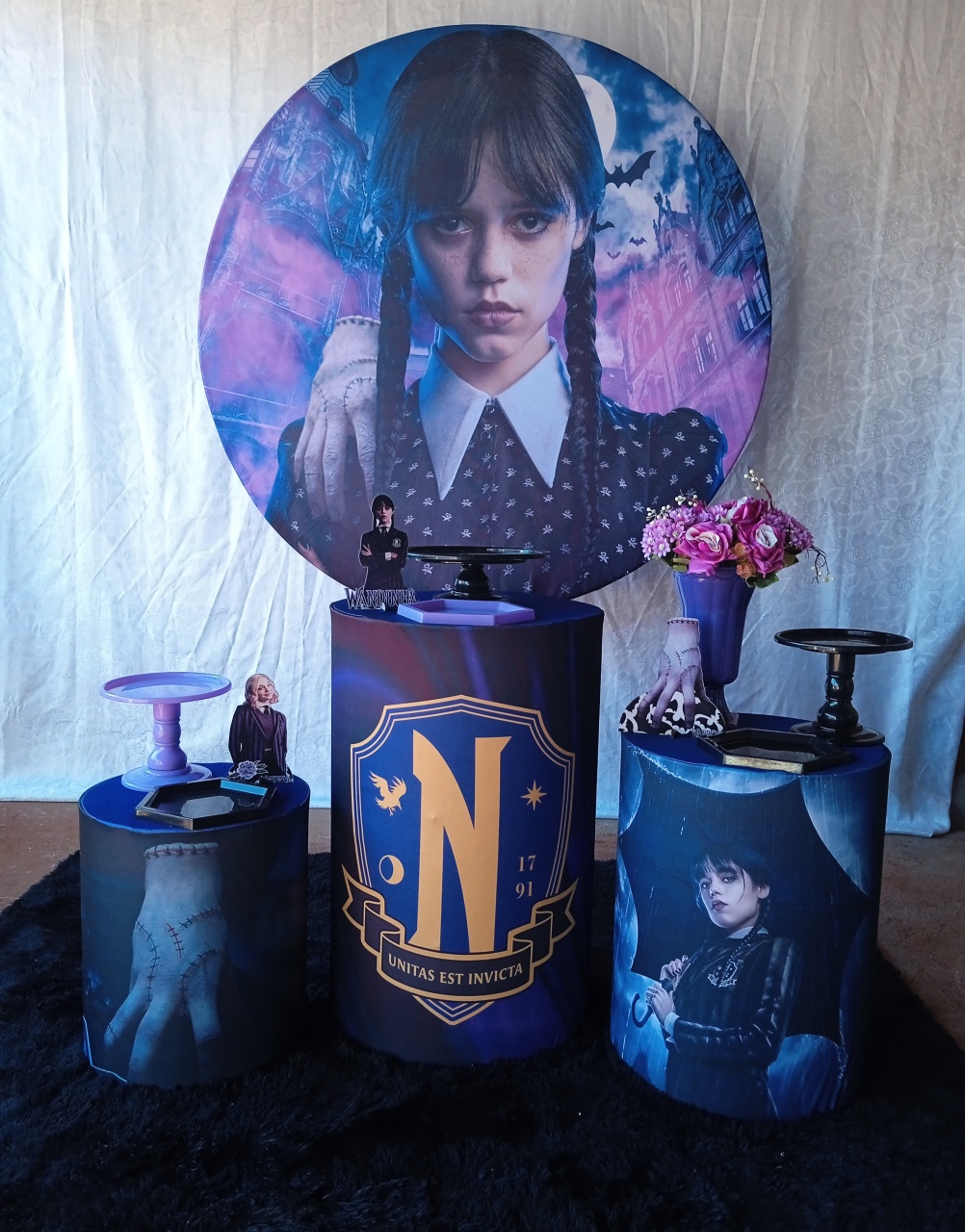 Kit Prata Wandinha - Greicy Art´s Decor
