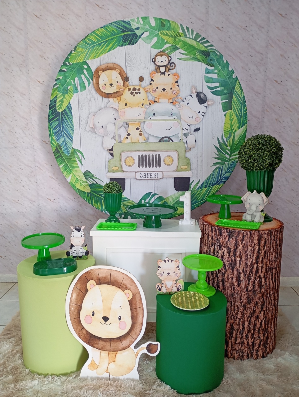 Kit Ouro Safari - Greicy Art´S Decor
