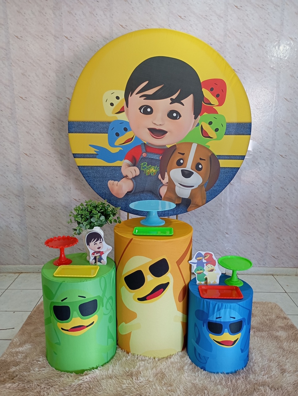 Kit Prata Bento E Totó - Greicy Art´S Decor
