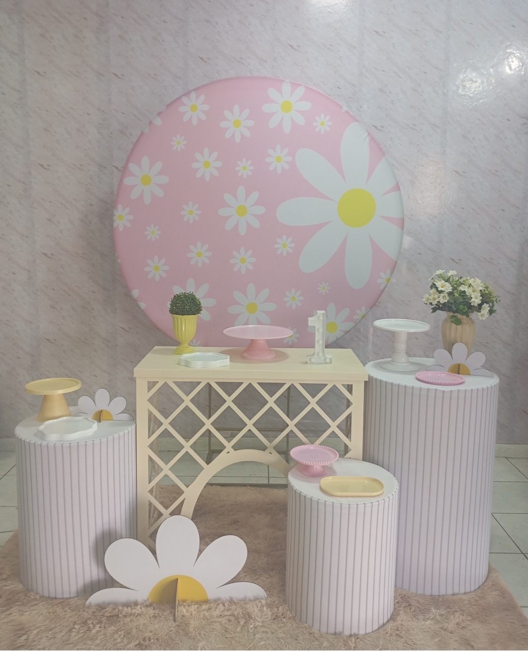 Kit Ouro Margarida Ll - Greicy Art´s Decor