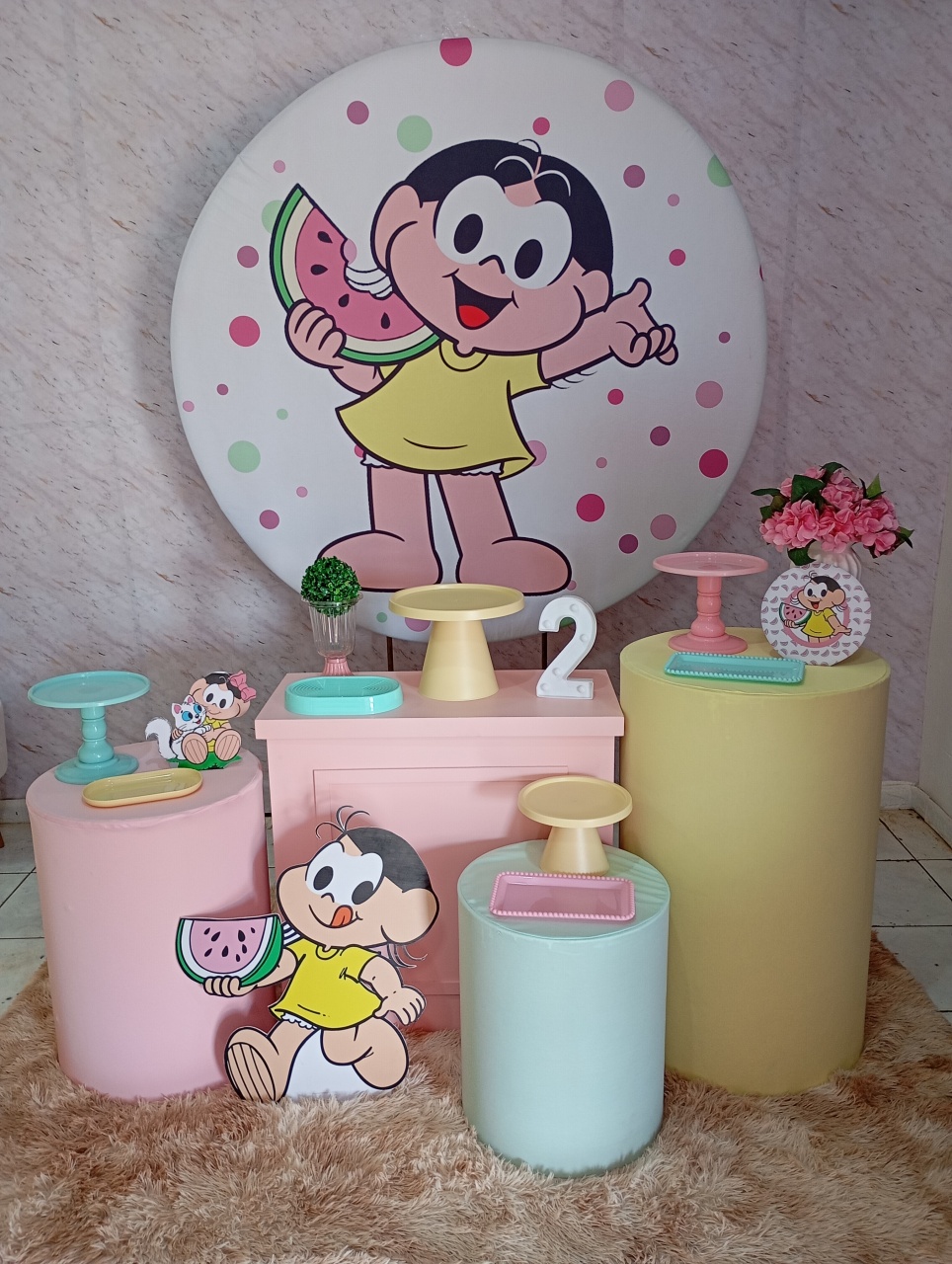 Kit Ouro Magali Rosa - Greicy Art´S Decor