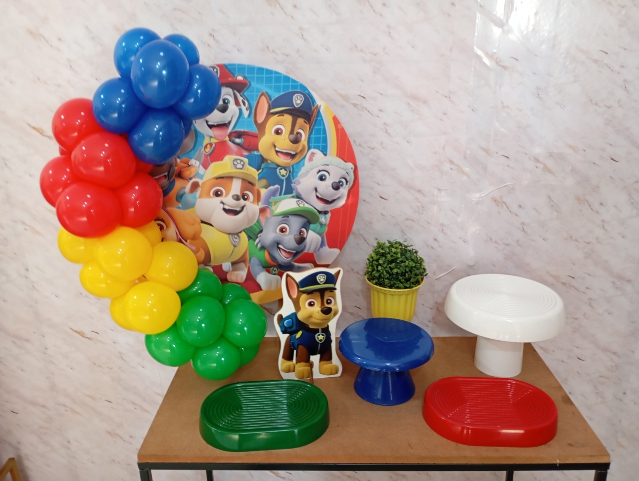Mini Kit de Mesa Patrulha Canina 2 - Greicy Art´s Decor