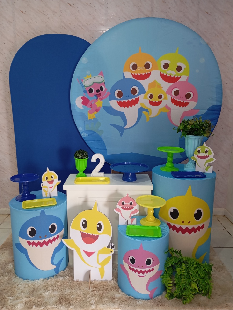 Kit Diamante Baby Shark - Greicy Art´s Decor