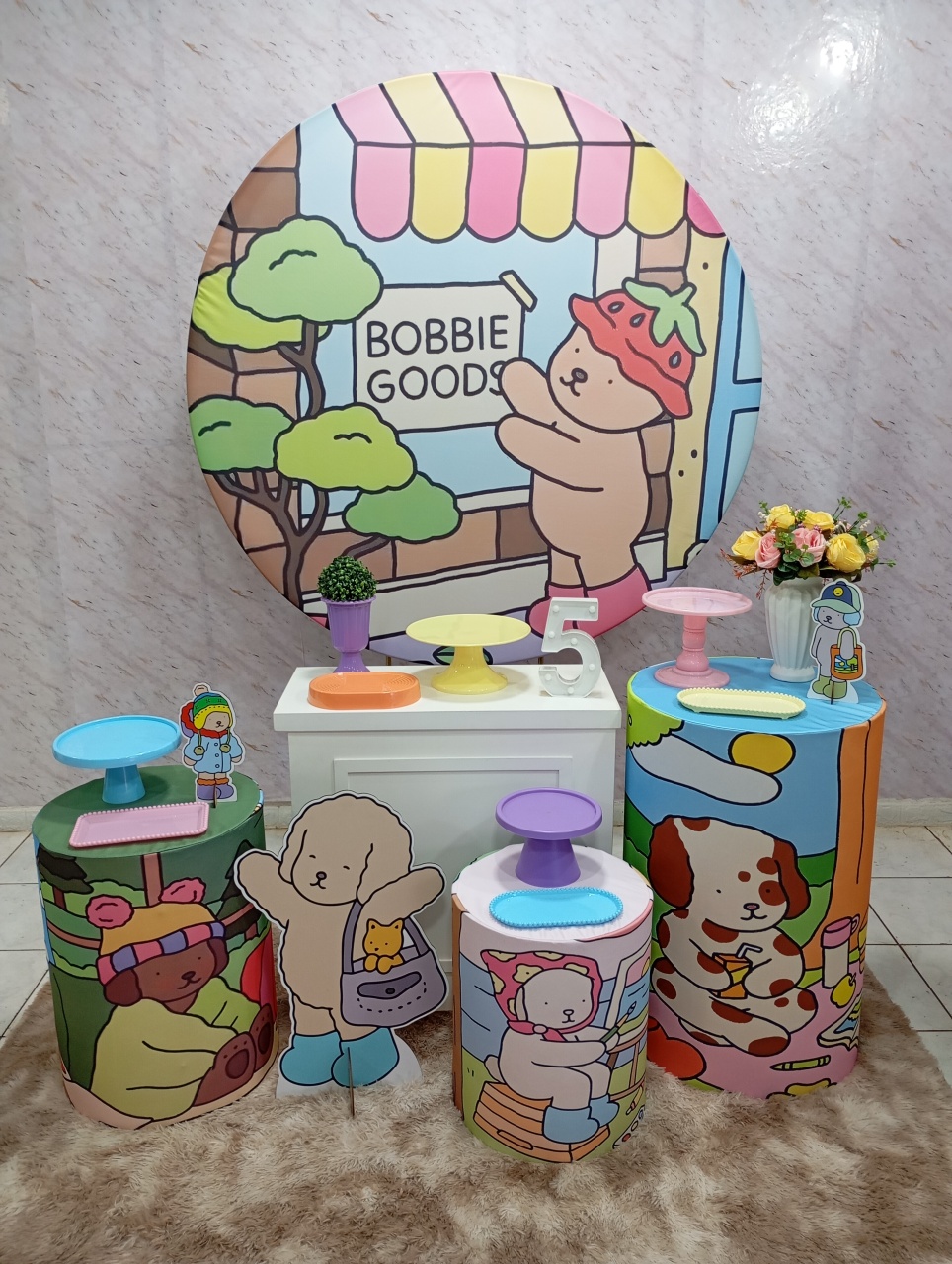 Kit Ouro Bobbie Goods Menina - Greicy Art´s Decor