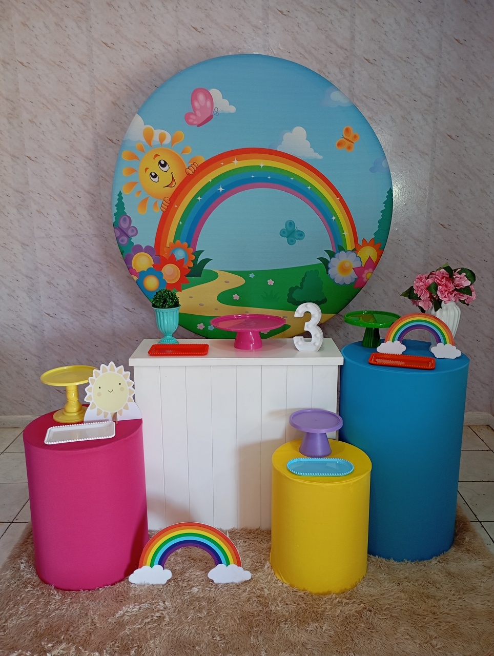Kit Ouro Arco-Iris - Greicy Art´s Decor