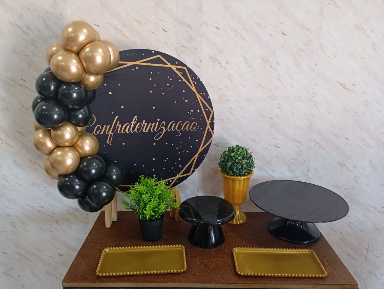Mini Kit de Mesa Confraternização - Greicy Art´s Decor